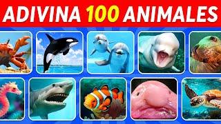 Adivina 100 Animales Marinos en 3 Segundos  | Fácil, Medio, Difícil, Imposible