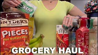 ASMR Gum Chewing Grocery Haul