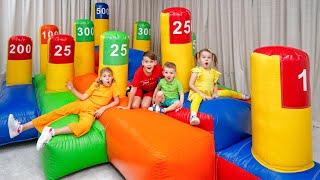 Five Kids Amusement Park at Home + more Children's videos