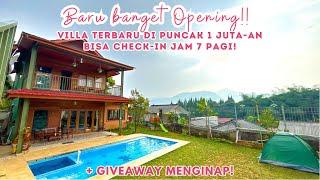 TERBARU VILLA RUMAH KUPU KUPU 2  || VILLA 1JT-AN KAPASITAS 20 || VILLA BISA CHECK IN PAGI