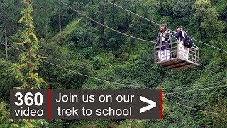 Himalayas: a Trek to School in 360 video - BBC News