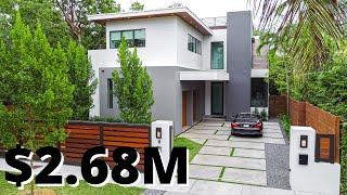 $2.68M Miami Modern House in Coconut Grove | LUXURY LISTING