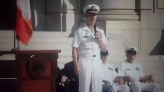 USNA I-Day Vice Admiral Ted Carter - Battle of Mobile Bay