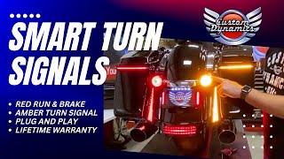 All-In-One SMART LED Turn Signals: Red Running & Brake with Amber Turn Signals + Brake Strobe