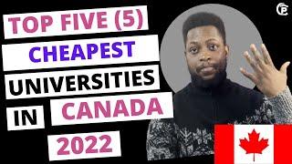 Top Five (5) Cheapest Universities in Canada for Graduate Studies