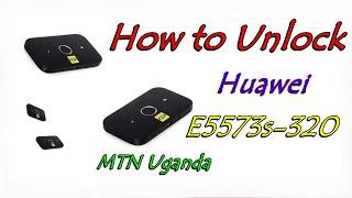 How to Unlock Huawei E5573s-320 MTN Uganda