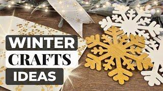 Winter Crafts: Magical Decoupage Hacks & Stunning Snowflakes DIYs!