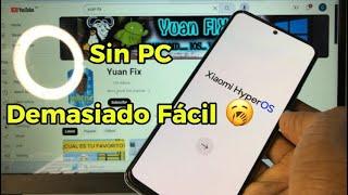 Como quitar cuenta Google Xiaomi Redmi Note 12 (HyperOS)