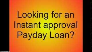 Instant approval payday loans- payday loans instant approval!
