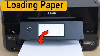 How To Load Paper Tray Epson XP-7100 All-in-one Printer ?