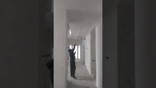 покраска потолка безвоздушным способом #малярныеработы #home #ремонтдверей #ремонтвдоме #ремонт #aut