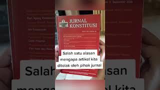 TIPS MENULIS ARTIKEL DI JURNAL TERAKREDITASI SINTA DAN SCOPUS #1 #shorts