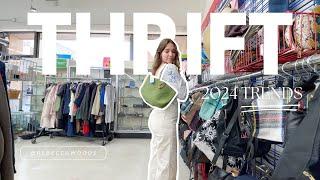 Weekend Thrifting Marathon for 2024 Trends: Try-On Haul