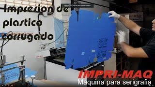 maquina de serigrafia semiautomatica impresion de plastico micro corrugado,impresora de plastico