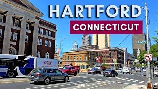 HARTFORD CONNECTICUT: Downtown Driving Tour 4K