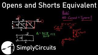 Simplify Resistors with Open and Short Circuits