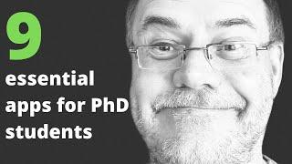 9 essential apps for PhD students/ postdocs  #phd #phdtips #phdlife #academia #appsforstudents