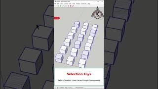 Familiarity with the sketchup plugin | Selection toys plugin | sketchup plugins #short