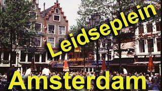 Amsterdam Leidseplein, canals, streets, parks, Netherlands