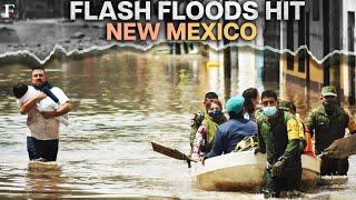 New Mexico: Flash Floods Inundate Streets After Monsoon Storms