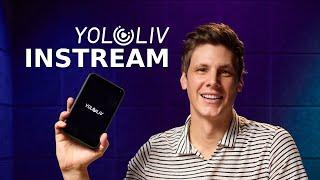 E41 Yololiv Instream demo to Instagram and TikTok vertical 9:16 livestream