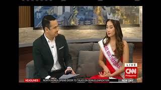 Miss Multinational 2017 Sophia Senoron in interview with CNN