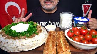 Türk  Mutfağı - Kayseri Yağlaması ve Peynirli  Börek | Dovga | Çerri Domates | Dondurma | ASMR