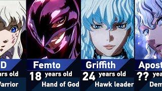 Evolution of Griffith in Berserk