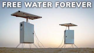 How Solar Powered Machines are Making Free Water in the Sahara Desert