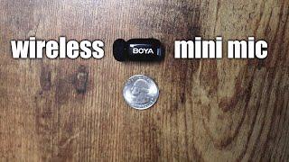 The World's Tiniest Wireless Mic - BOYA MINI (mini) Review