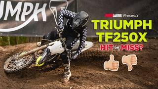 The All New Triumph TF 250-X | Triumph's Racing Portfolio is About to Change