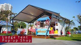 Liri Tents - Temporary Commercial Tent | Pop-up Shop | Market Tent | Lodge Tent | Temporary Store