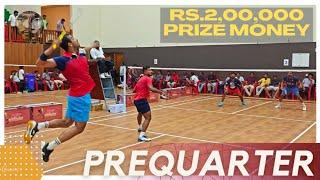 PRAKASH RAJ/KUSHAL RAJ VS SHIVASHANKAR/EDWIN:ANITHAPARTHIBAN NATIONAL BADMINTON TOURNAMENT THANJAVUR