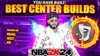 TOP 3 BEST CENTER BUILDS in NBA 2K24! *GAME-BREAKING* DEMIGOD BEST CENTER BUILD in NBA 2K24!