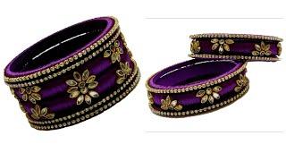 Silk thread bangles making at home// Gravitate World