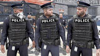 GTA 5 - BADCop Michael, Franklin and Trevor on Secret Heist Mission!(Swat vs Police Rampage)