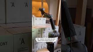 Robots redefining wine box moving  @derwuertz #thewinecrate #wine #winelovers