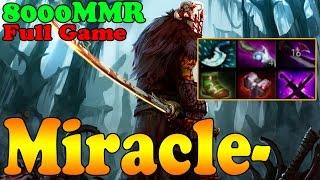 Dota 2 - Miracle- 8000 MMR Plays Juggernaut - Full Game - Ranked Match Gameplay!