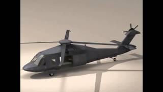 MH60 Stealth Blackhawk 3D model from CGTrader.com