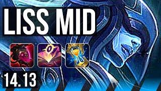 LISSANDRA vs SYNDRA (MID) | 6/0/7, Dominating | VN Master | 14.13