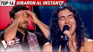 Quickest Chair Turns in The Voice Blind Auditions!