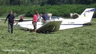 Aftermath of hard landing | Pioneer 300 landing crash | Aftermath plane crash