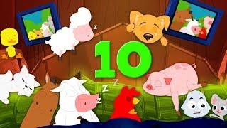 Ten In The Bed | Nursery Rhymes Song For Kids | Counting Song 123 | Rhymes For Children