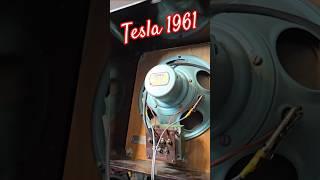 60s Vintage TESLA Cable Radio SPEAKER BOX - TESLA ARO 511 AlNiCo Magnet Fullrange Speakers