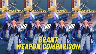 Brant's Weapon Comparison - Wuthering Waves