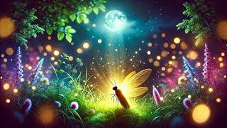 "Magical Firefly Poem for Kids  | Urdu Animated Poetry  | Glowing Fireflies in the Night"