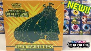 ️NEW️POKEMON REBEL CLASH Elite Trainer Box Opening!