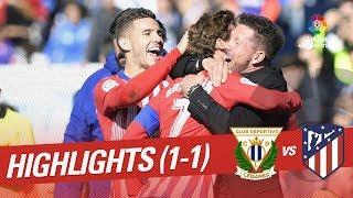 Highlights CD Leganés vs Atlético de Madrid (1-1)