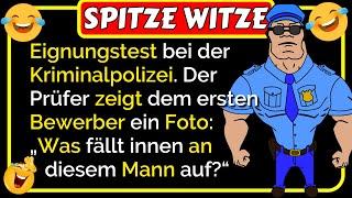 Spitze Witze: Eignungstest bei der Kriminalpolizei... was dann passiert, ist lustig 