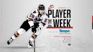 Tempo WHL Player of the Week – Carter Yakemchuk (January 29, 2024)